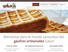 Tablet Screenshot of galux.be